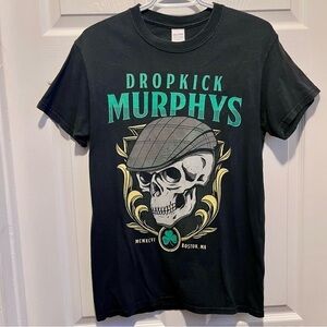 Dropkick Murphys 2018 Tour Double Sided Graphic T Shirt Music Band Gildan Small